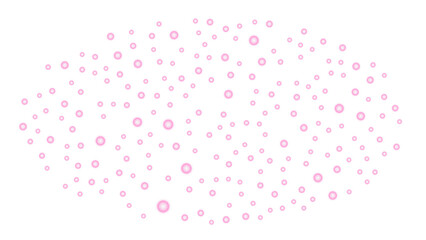 Cherry blossoms and oranges. Orange and pink glare light ball background. Hope people watching these scenes will have a good day.