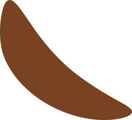 Irregular silhouette illustration. Irregular shape design element