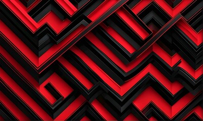 futuristic black and red background with 3d effect
