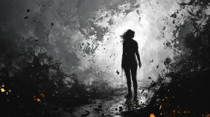 Fototapeta premium Solitude in the Storm