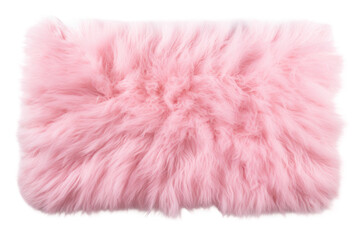 Fluffy Area Rug Comfort on Transparent Background, PNG, Generative Ai