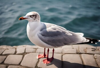 seagull on the pier