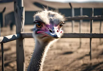 Foto op Plexiglas portrait of an ostrich © Aqsa