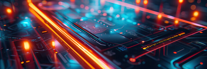 Forward thinking and Movement in Technological Progress. Future City.