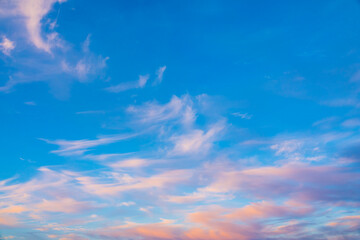 Sunset sky background - 727124415