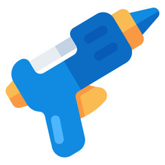 An icon design of glue gun