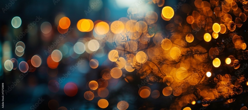 Poster elegance in simplicity: a captivating fusion of a plain black background and subtle bokeh elements, 