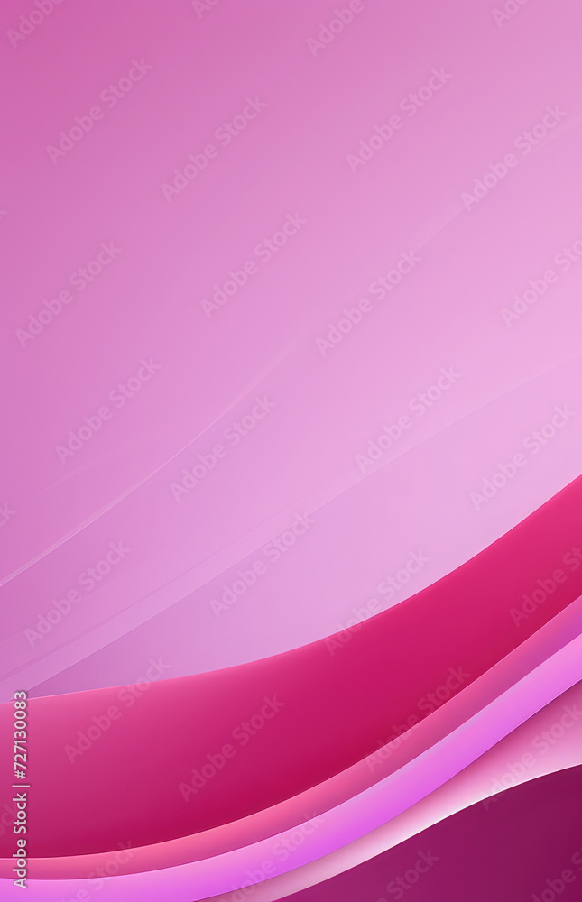 Poster abstract background in orchid funk color with empty space for text, purple background with curved sm
