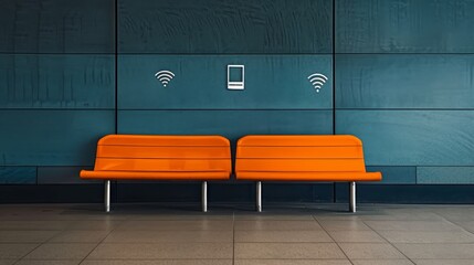 Embracing Simplicity: Wireless Signs in a Minimalist Setting