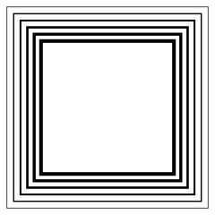 Square lines gradient geometric pattern