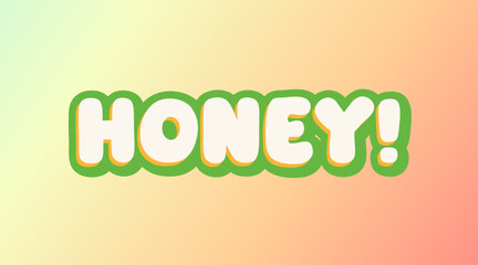 Honey Text Effect