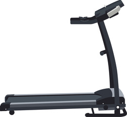 Vector image of a treadmill. 