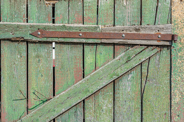 Old wooden fence