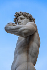 Michelangelo's David, Piazza della Signoria, Florence, Italy