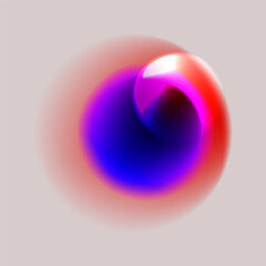 abstract colorful 3d sphere