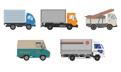 荷物を運ぶトラック