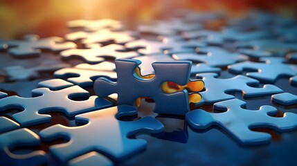 A three-dimensional puzzle piece for International Puzzle Day