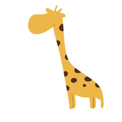 giraffe cartoon illustration