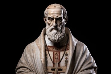 Saint Anselm statue.