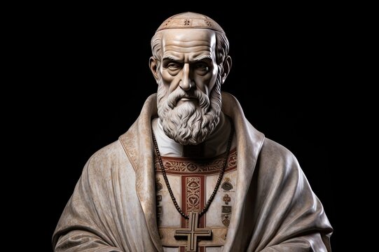 Saint Anselm statue.