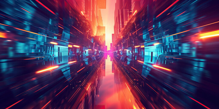 Parallel Realities: An Illustration Depicting Multiple Dimensions and Alternate Realities Intersecting in a Kaleidoscopic Fusion