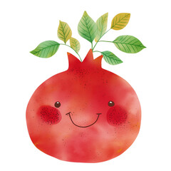Pomegranate clipart, Pomegranate illustration, Pomegranate sublimation, Pomegranate watercolor clipart