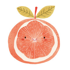 grapefruit clipart, grapefruit illustration, grapefruit sublimation, grapefruit watercolor clipart