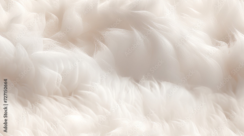 Poster fluffy and cloud-like cotton texture. generative ai