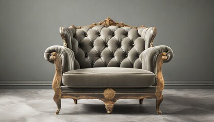 chesterfield chair isolated