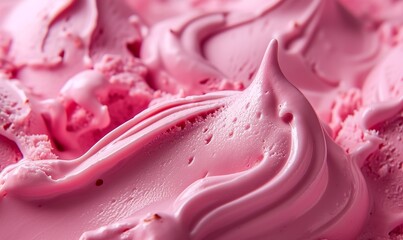 realistic background creamy raspberry ice cream
