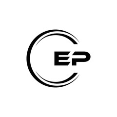 EP logo. E P design. White EP letter. EP, E P letter logo design. Initial letter EP linked circle uppercase monogram logo. E P letter logo vector design. top logo, Most Recent, Featured,