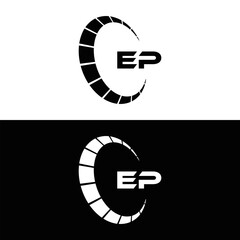EP logo. E P design. White EP letter. EP, E P letter logo design. Initial letter EP linked circle uppercase monogram logo. E P letter logo vector design. top logo, Most Recent, Featured,