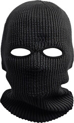 Black ski mask transparent background PNG clipart