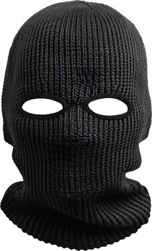 Black ski mask transparent background PNG clipart
