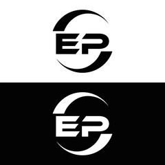EP logo. E P design. White EP letter. EP, E P letter logo design. Initial letter EP linked circle uppercase monogram logo. E P letter logo vector design. top logo, Most Recent, Featured,