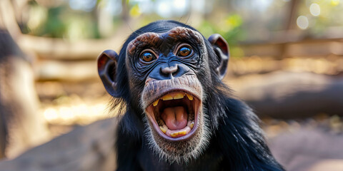 Goofy Zoo: Silly Portraits of Zoo Animals Making Funny Faces and Expressions.