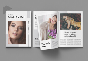 Clean Magazine Template Layout