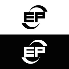 EP logo. E P design. White EP letter. EP, E P letter logo design. Initial letter EP linked circle uppercase monogram logo. E P letter logo vector design. top logo, Most Recent, Featured,