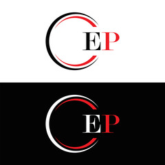 EP logo. E P design. White EP letter. EP, E P letter logo design. Initial letter EP linked circle uppercase monogram logo. E P letter logo vector design. top logo, Most Recent, Featured,
