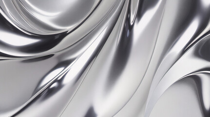 銀箔の背景に光沢のあるベクトル鋼のグラデーション テンプレートとクロム境界線の金属。抽象的な銀色の金属の背景。抽象的なグレー色の明るい背景。Q - obrazy, fototapety, plakaty