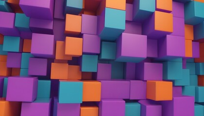 abstract background with cubes