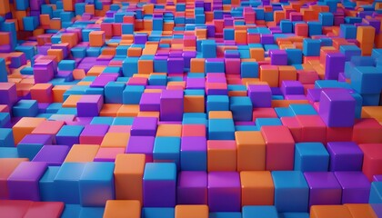 abstract background with cubes