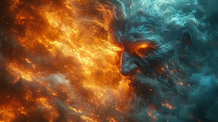 Fire and Ice Visage