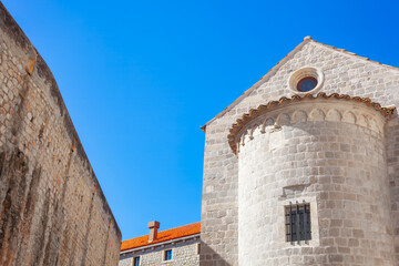 Fototapeta premium Old town architecture of Dubrovnik, Croatia, Dalmatia region