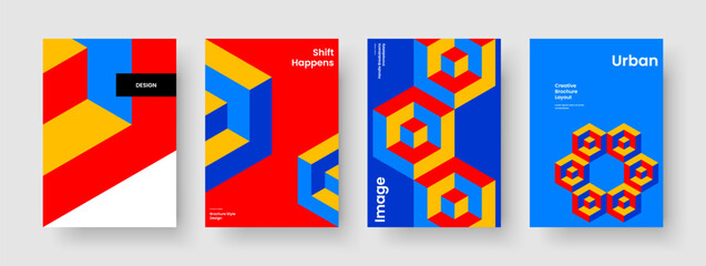 Geometric Book Cover Layout. Modern Flyer Template. Abstract Banner Design. Brochure. Background. Poster. Report. Business Presentation. Handbill. Notebook. Newsletter. Leaflet. Journal