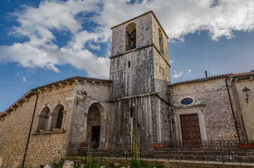 Vastogirardi, Isernia, Molise. Church of San Nicola di Bari. View