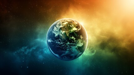 Obraz na płótnie Canvas Shining Future: Globe of Sustainable Advancement