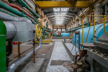 Forgotten Relics of Industrial Engineering, Urban Decay, Architectural Heritage, Industrial Archaeology, and the Haunting Beauty of Decaying Powerplant