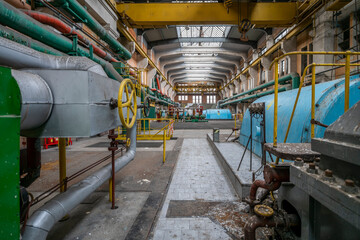 Forgotten Relics of Industrial Engineering, Urban Decay, Architectural Heritage, Industrial Archaeology, and the Haunting Beauty of Decaying Powerplant