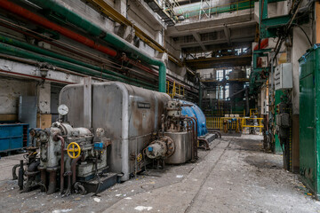 Forgotten Relics of Industrial Engineering, Urban Decay, Architectural Heritage, Industrial Archaeology, and the Haunting Beauty of Decaying Powerplant